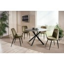 Стол обеденный SIGNAL TALIA серый/черный 120